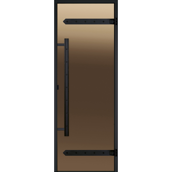 Дверь Harvia Legend STG 8×19 коробка сосна, стекло бронза