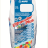 Затирка для швов Ultracolor Plus с высокой водостойкостью и износостойкостью, 2кг.