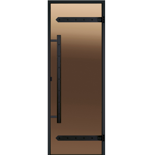 Дверь Harvia Legend ALU 9×21 стекло бронза
