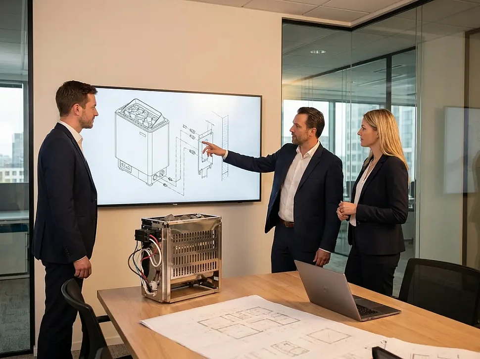 Схема подключения электрической печи в домашней сауне