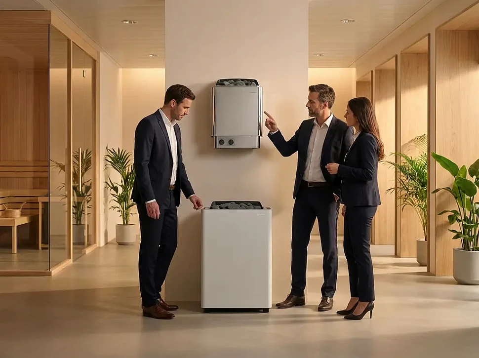 Напольная или настенная электрокаменка что лучше выбрать