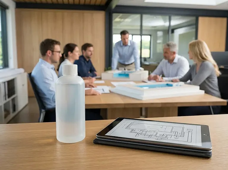 Непенящийся альгицид для бассейнов с течением