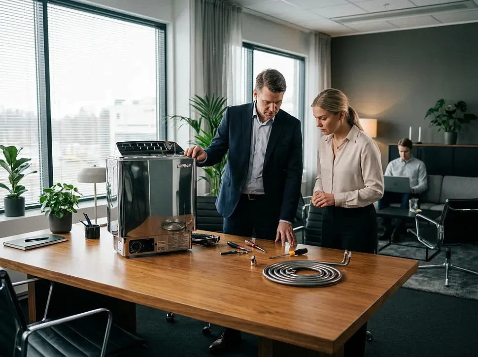 Как заменить ТЭН в электрокаменке Harvia самостоятельно