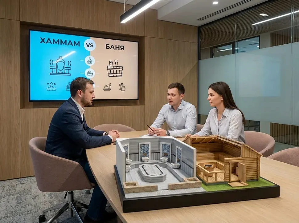 Отличия турецкого хаммама от классической русской бани