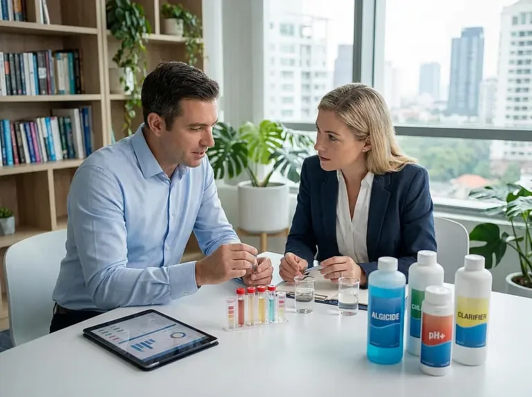 Совместимость альгицида с другой химией для очистки воды