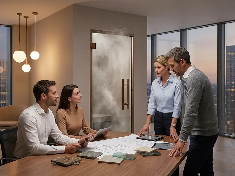 Выбор и установка правильной двери для хаммама