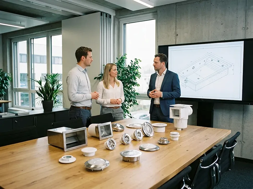 Выбор закладных деталей при строительстве частного бетонного бассейна