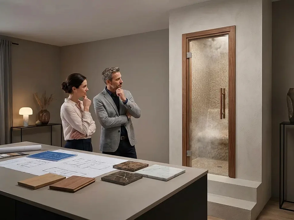 Можно ли ставить деревянную дверь в турецкую баню