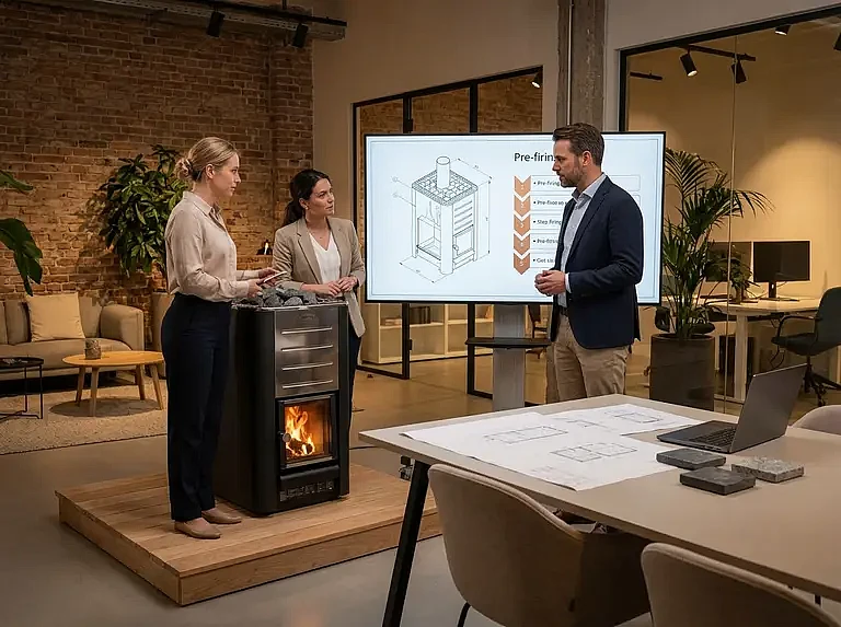 Как правильно обжечь банную печь Везувий перед установкой