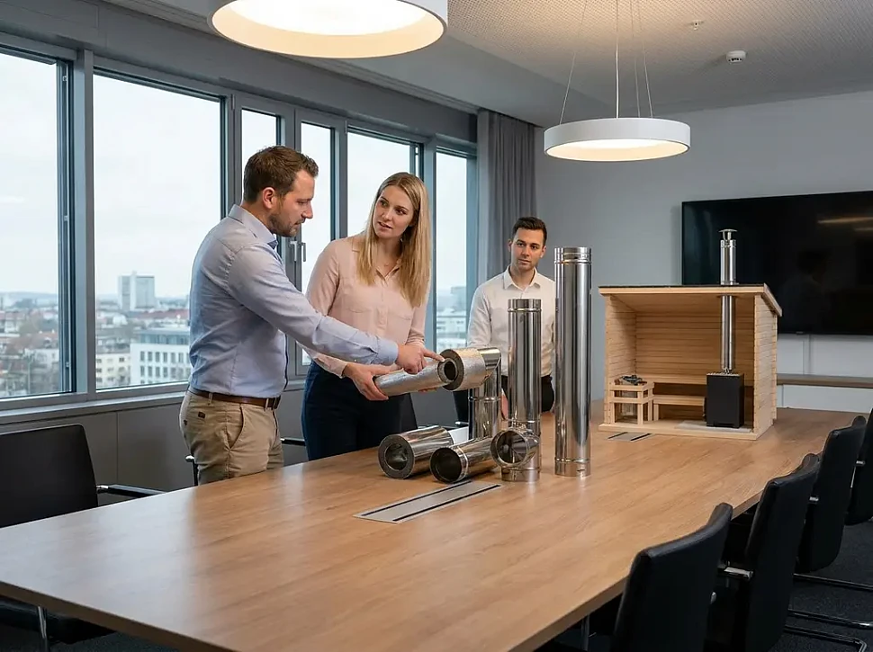 Как выбрать дымоход для дровяной печи в бане