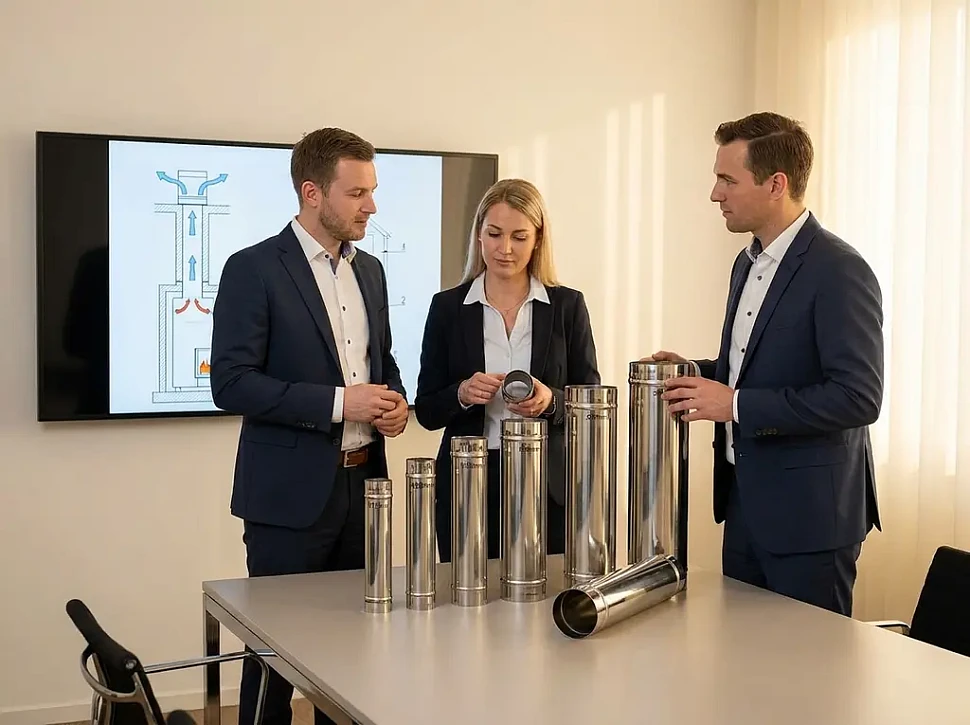 Какой диаметр дымохода нужен для банной печи