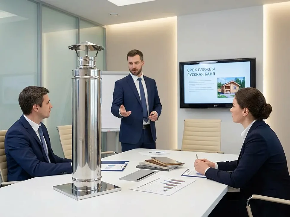 Срок службы дымохода из нержавейки в русской бане