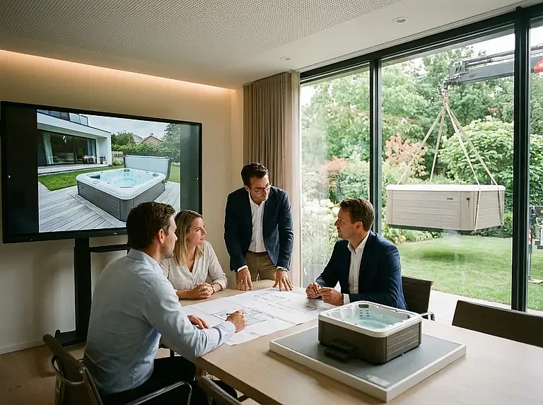 Установка уличного гидромассажного бассейна правила и важные нюансы