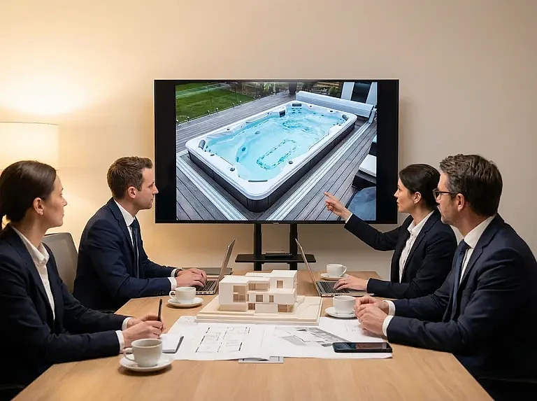 Плавательные гидромассажные бассейны с противотоком плюсы и особенности