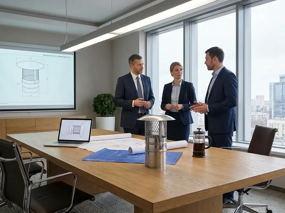 Искрогаситель на дымоход для бани зачем он нужен