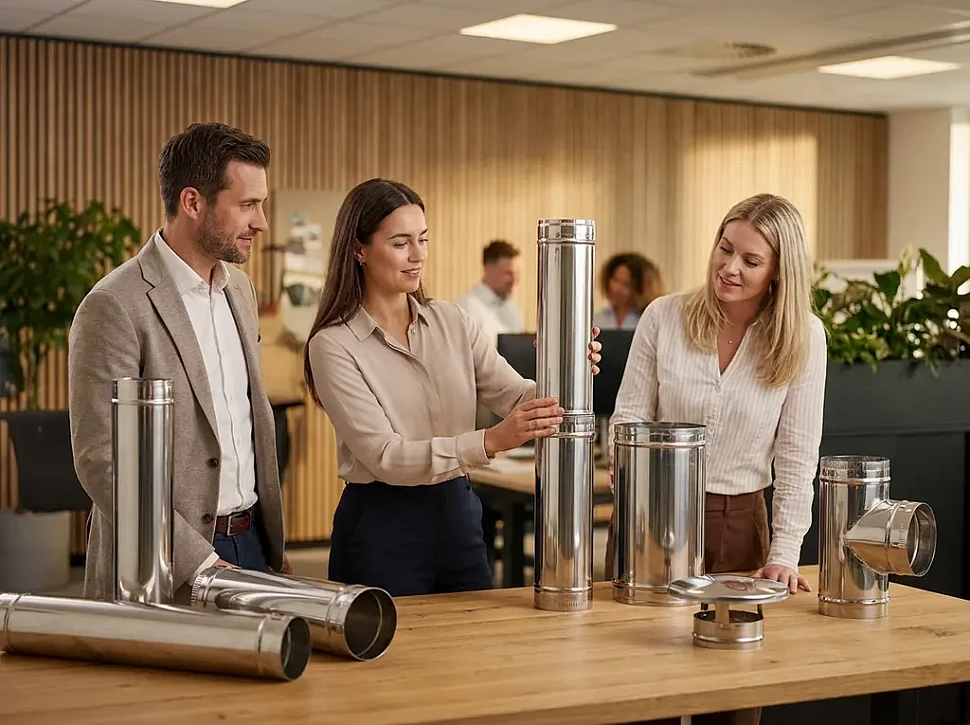 Сборка сэндвич дымохода своими руками пошаговая инструкция