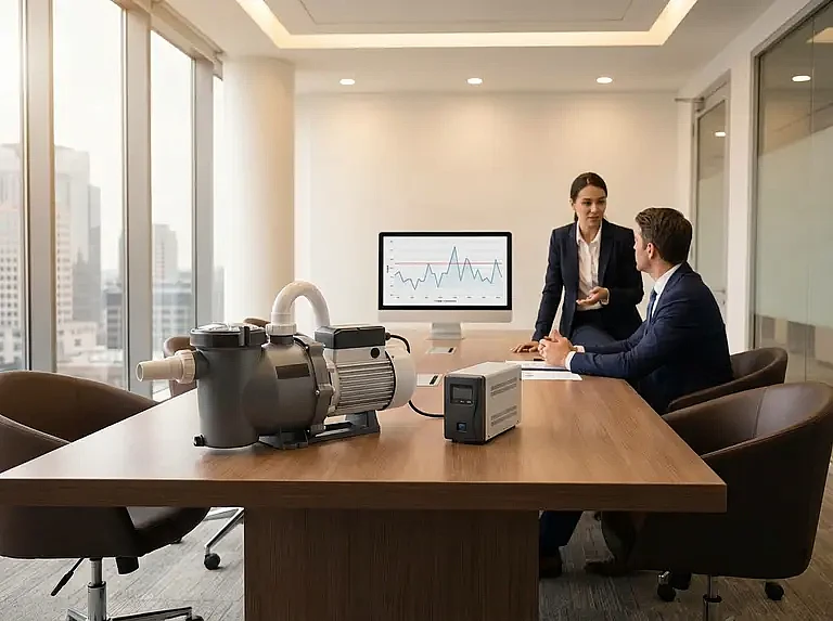 Защита фильтровальной установки бассейна от перепадов напряжения