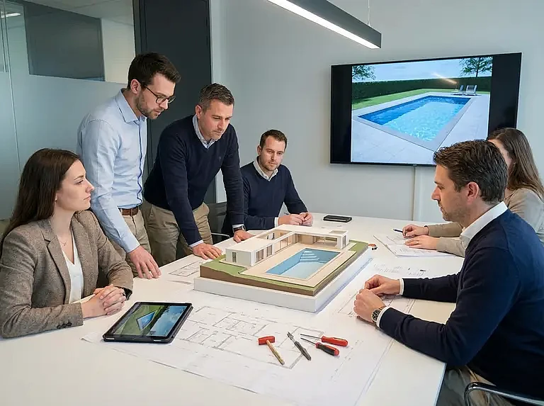 Подготовка площадки под сборный бассейн своими руками