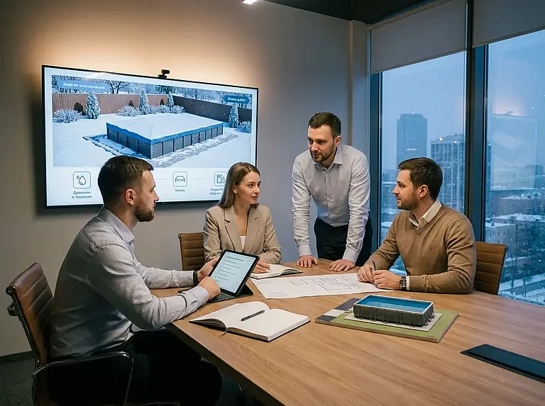 Как законсервировать сборный морозоустойчивый бассейн на зиму