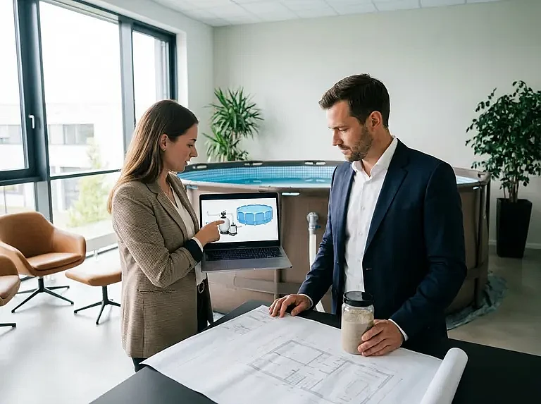 Выбор песчаного фильтра для большого сборного бассейна