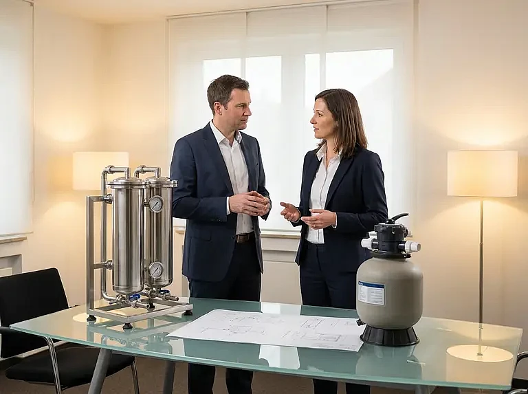 Основные отличия профессиональных фильтров для бассейна от бытовых моделей