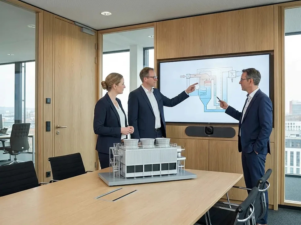 Охлаждение дымовых газов с помощью одноконтурной стартовой трубы