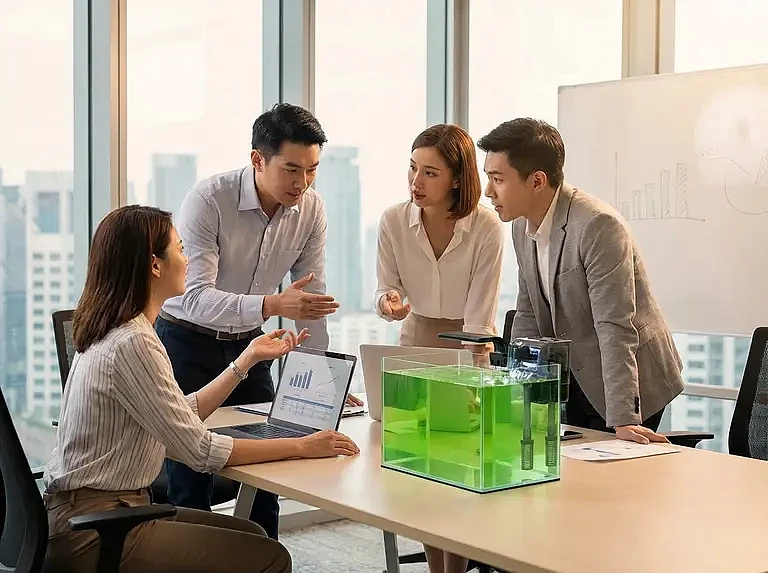 Почему вода зеленеет при работающем фильтре для бассейна