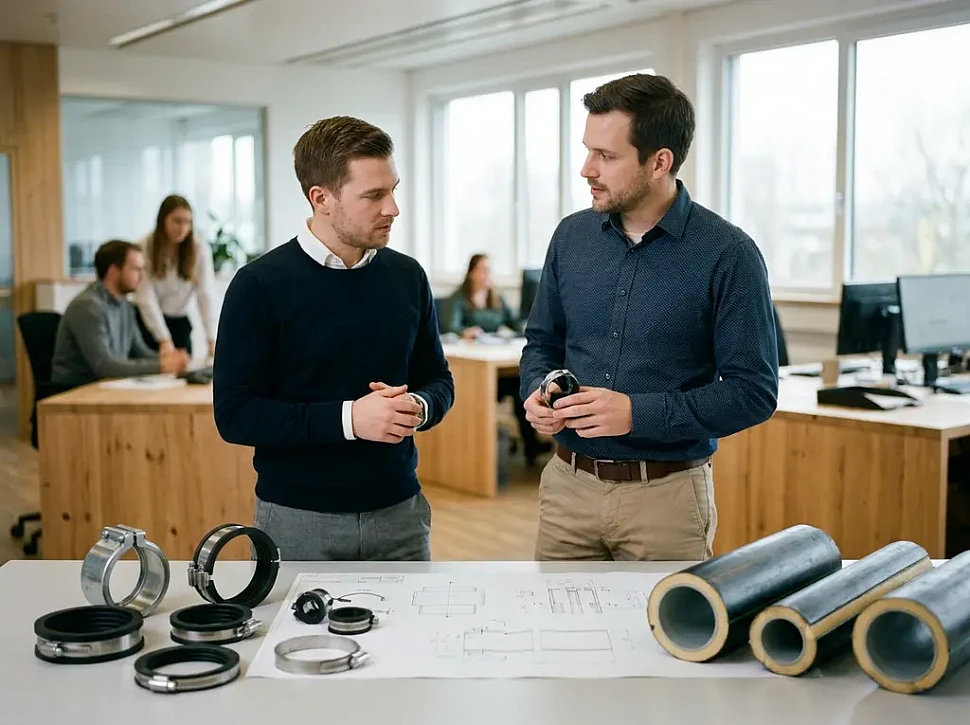 Как правильно подобрать хомуты для обжима сэндвич труб