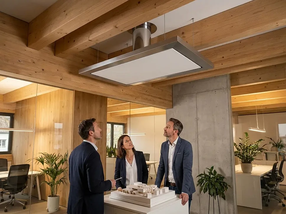 Защитные потолочные экраны для безопасного прохода деревянных перекрытий