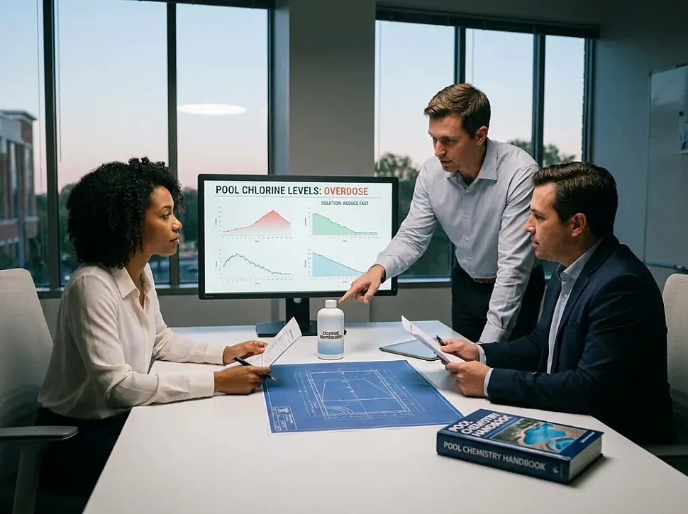 Передозировка хлора в бассейне как быстро снизить концентрацию