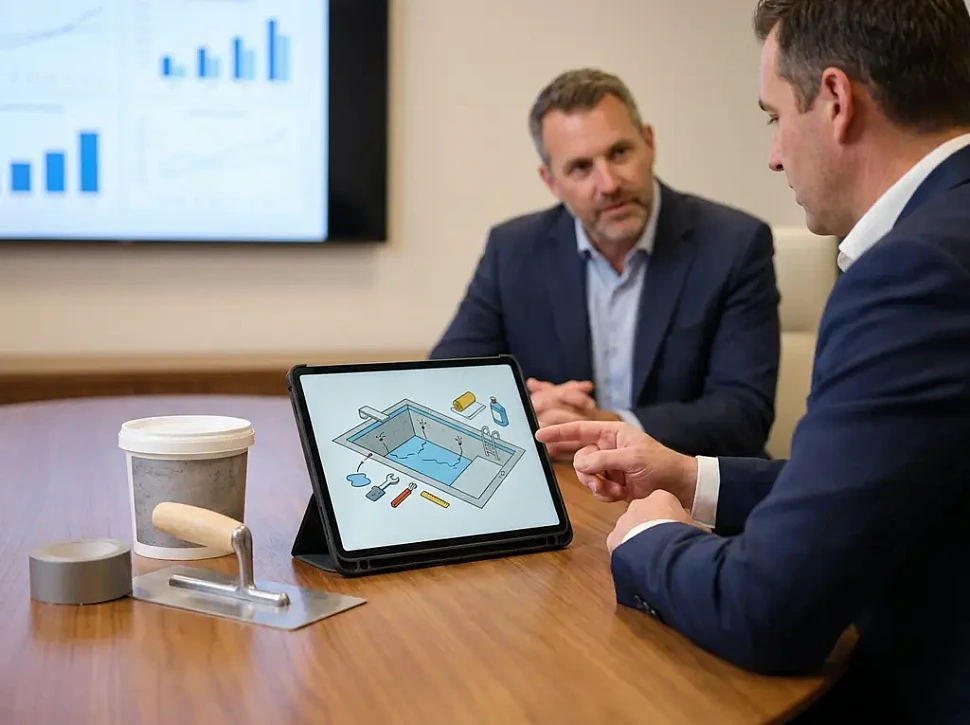 Как найти и устранить течь в бетонном бассейне