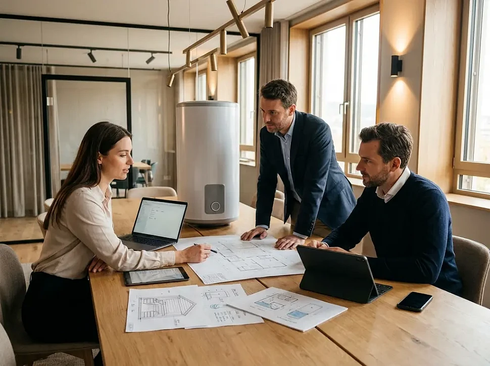 Расчет оптимального объема бака горячей воды на семью для бани