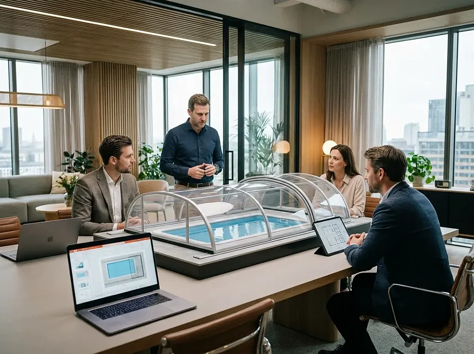 Преимущества раздвижных укрытий для бассейнов от Admiral Covers