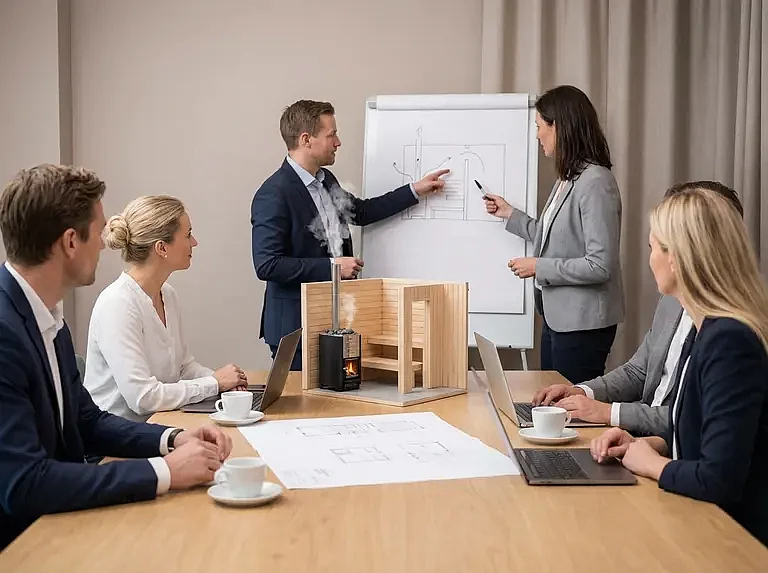 Почему дровяная печь дымит в парную и предбанник