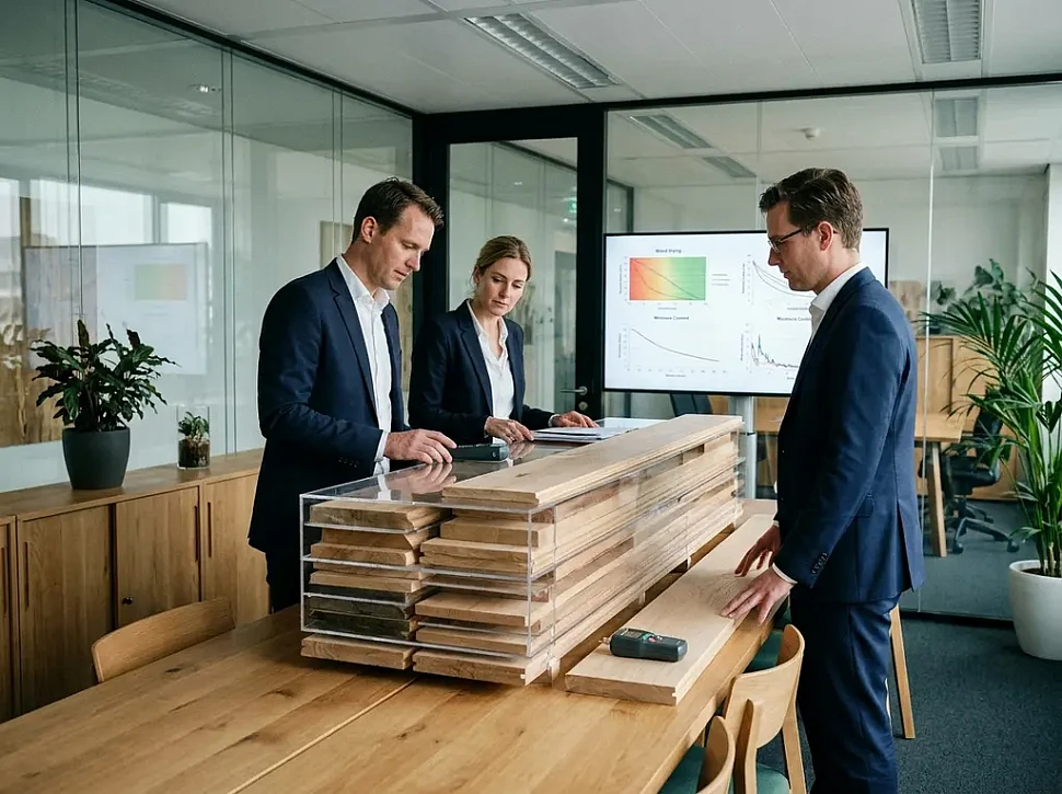 Правила сушки и акклиматизации деревянной доски перед монтажом