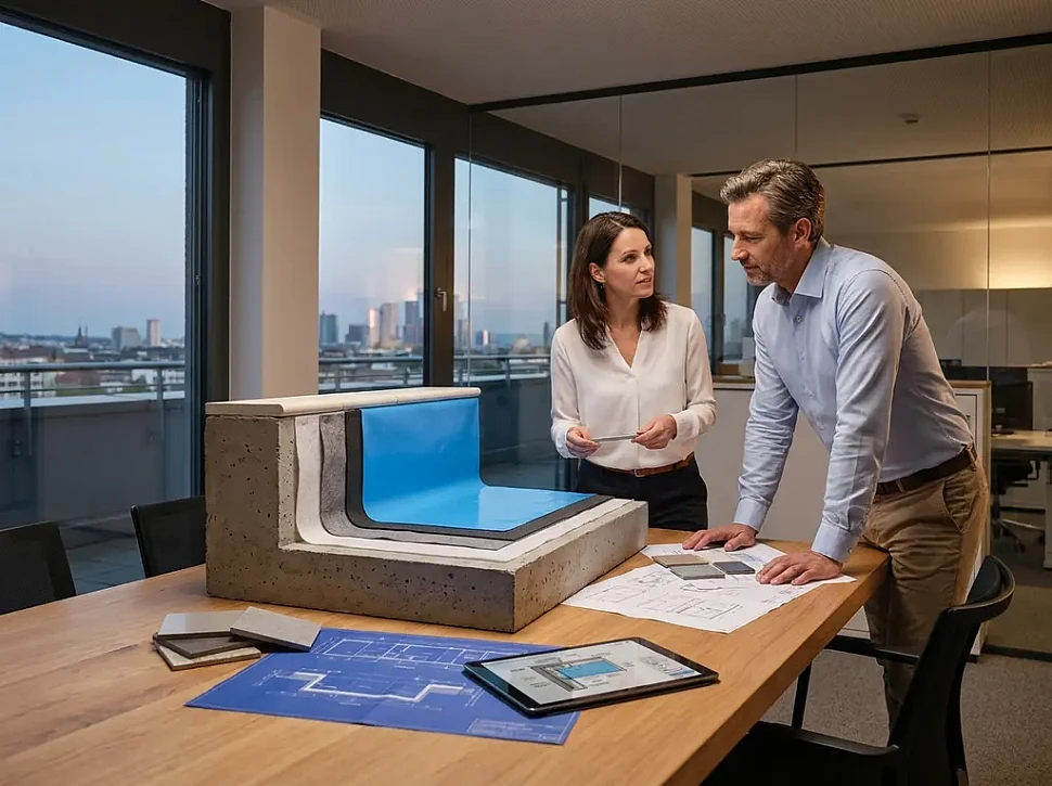 Нужна ли дополнительная гидроизоляция под пленку ПВХ лайнер для бассейна