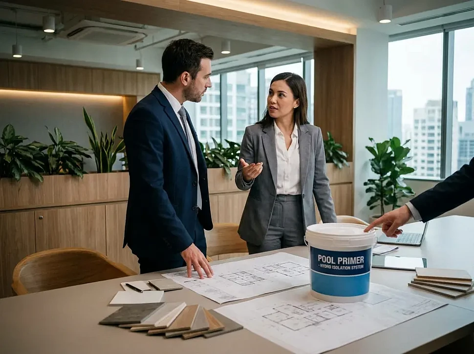 Как выбрать праймер для грунтования бассейна перед гидроизоляцией