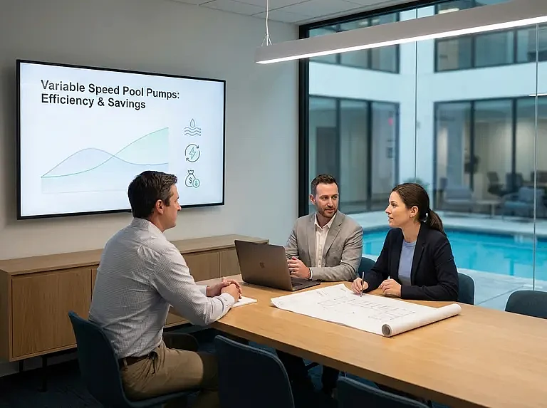 Преимущества насосов с переменной скоростью для частных бассейнов