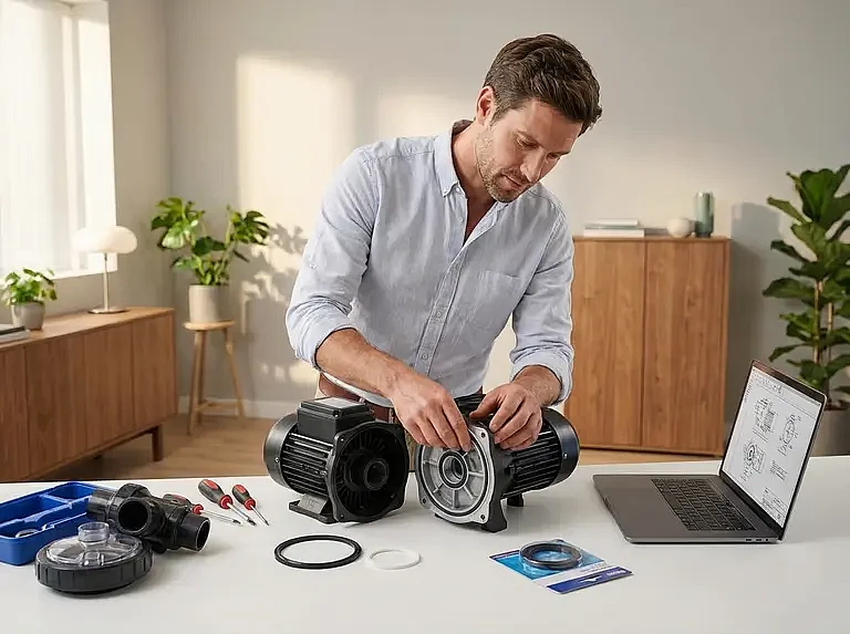 Замена сальника в насосе для бассейна своими руками