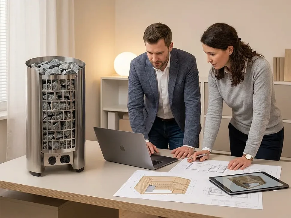 Расчет мощности электрокаменки для домашней сауны