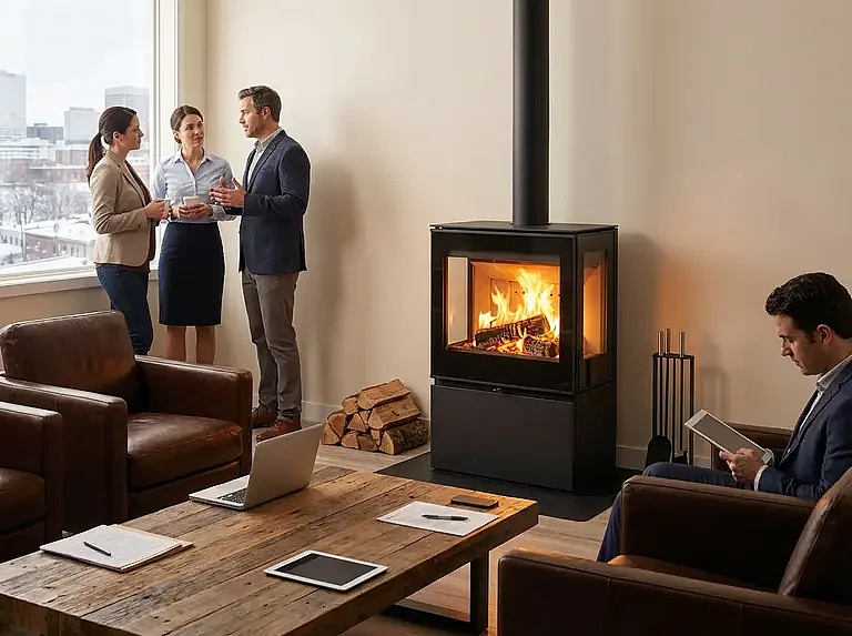 Особенности топки дровяной печи в зимнее время