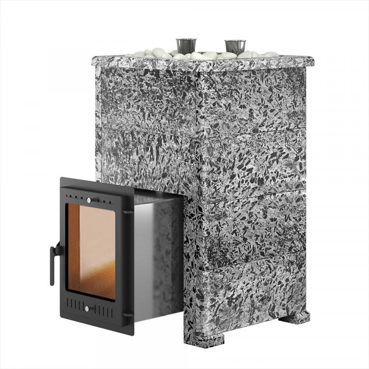 Печь для бани Эверест "Steam Master 38 INOX" Пироксенит Элит, S-40 Печь для бани Эверест "Steam Master 38 INOX" Пироксенит Элит, S-40