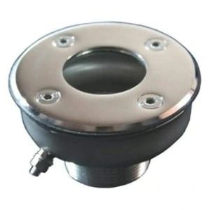 Пластина лицевая из нерж. ст. адаптера для пневмокнопки (636000) M.A.PNEVM.PL.