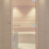 Дверь для сауны ALDO серия КОМПЛЕКС, стекло матовое 700*1900