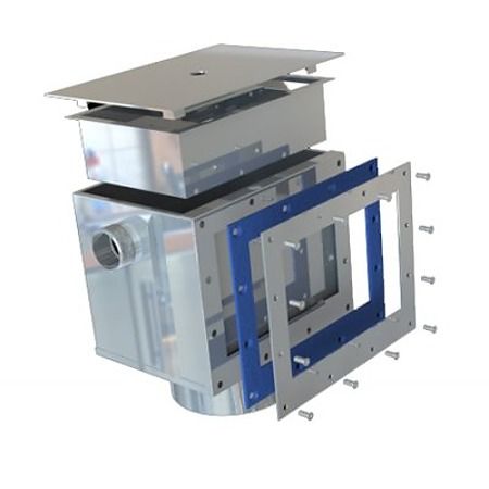 Скиммер из нерж. стали (универсал) узкий М.S1.4