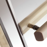 Дверь для сауны ALDO серия КОМПЛЕКС, стекло бронза матовое 700*2000