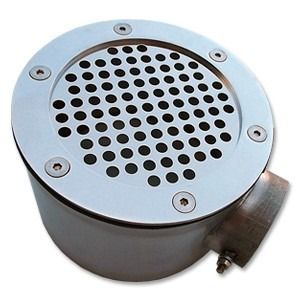 Слив  донный из нерж. стали (универсал. круглый) д.154мм-2"В M.SD.KR