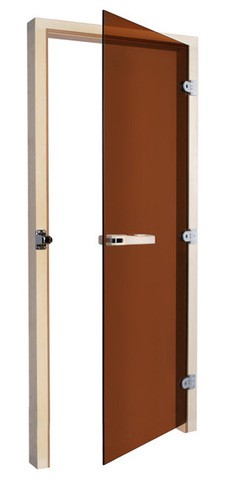 Дверь SAWO 730-3SGA-R 7/19 (осина, бронза, правая, без порога)