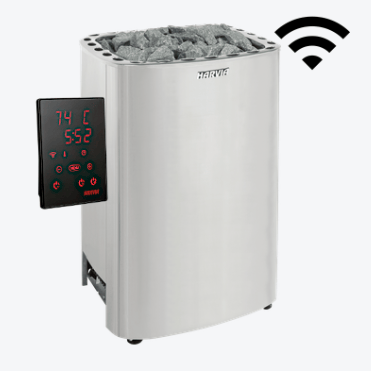 Электрическая печь с WiFi Harvia Club K-13.5G + CX1704XW + SAB00103