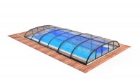 Павильон для бассейна Dallas A Clear (3 модуля) прозрачный поликарбонат